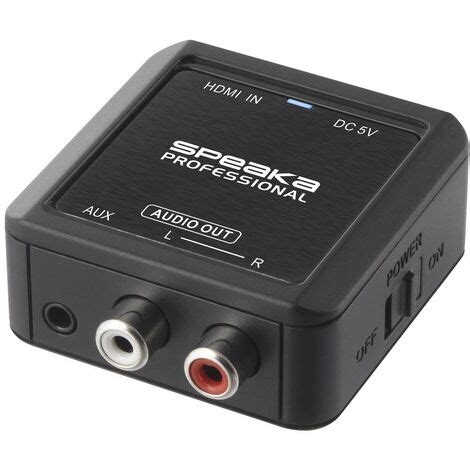 SpeaKa Professional Audio Convertisseur HDMI Cinch RCA