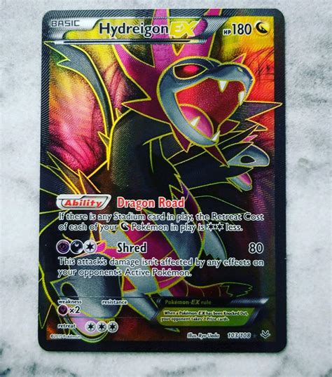 Hydreigon EX Full Art Pokémon Trading Card Game Amino