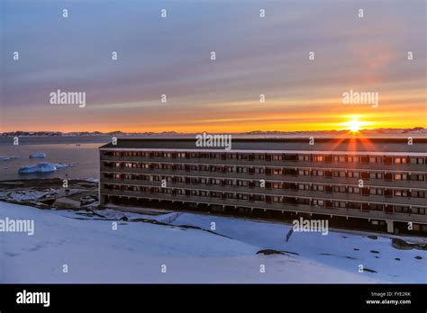 Downtown Of Nuuk City The Capital Of Greenland Stock Photo Alamy