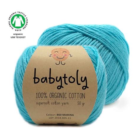 Organic Cotton Yarn - MARINA, 860