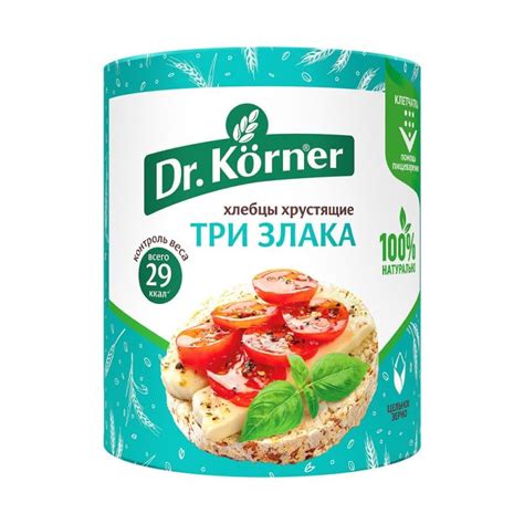 Хлебцы, Dr. Korner, 90 г, в ассортименте - купить в интернет-магазине ...