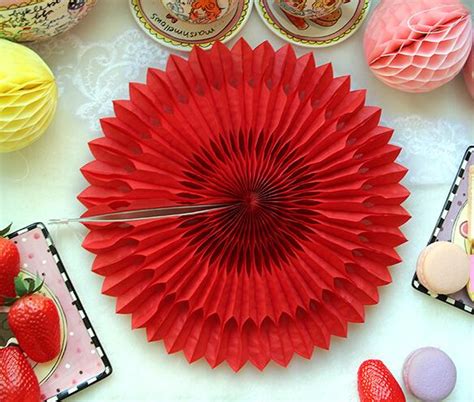 Pcs Diy Multicolor Tissue Paper Decorative Fan Pom Poms Wedding