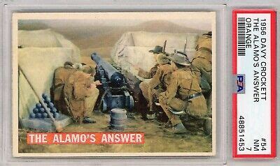 1956 DAVY CROCKETT 54 THE ALAMO S ANSWER Orange PSA 7 NM EBay