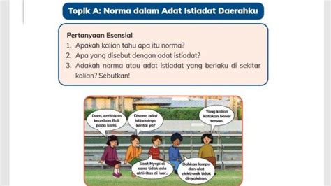 Kunci Jawaban Ipas Kelas 4 Sd Mi Halaman 196 Kurikulum Merdeka Apakah Kalian Tahu Apa Itu Norma