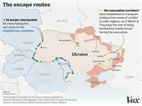 How To Understand The Ukrainian Refugee Crisis In Charts And A Map Vox