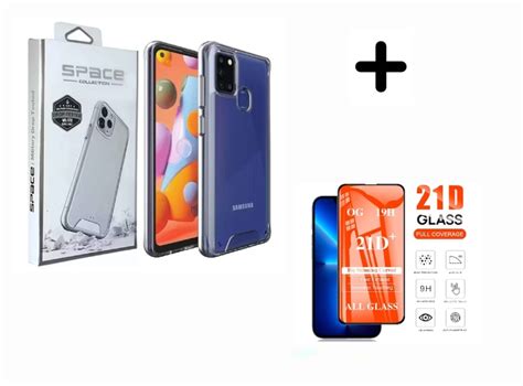 Ripley CASE SPACE TRANSPARENTE PARA SAMSUNG A21S MICA DE VIDRIO