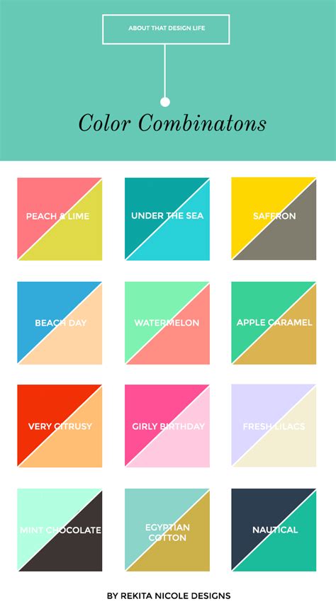 12 Color Combinations Color Psychology Color Combos Color Combinations