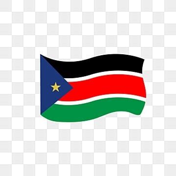 South Sudan Republic Flag Button With Map Design Vector South Sudan