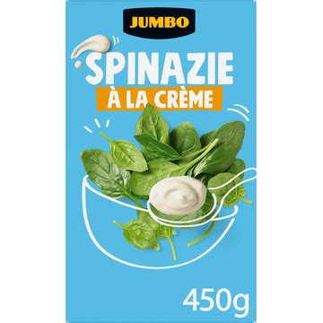 Jumbo Spinazie à la Crème 450g bestellen Jumbo