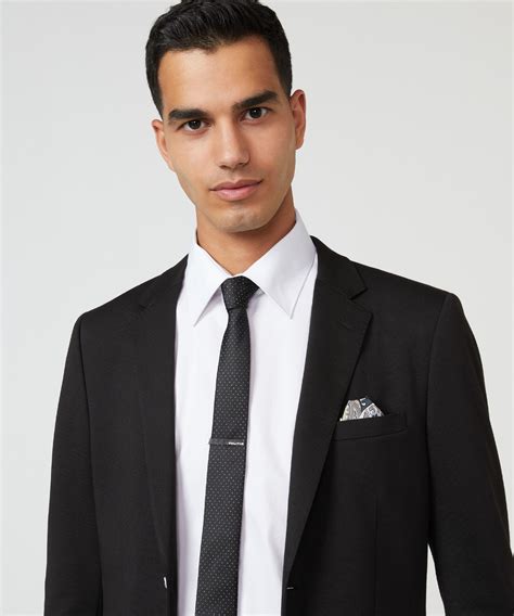 Fosco Black Jersey Soft Tailored Suit Jacket Suit Jackets
