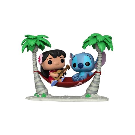 Funko Pop Moment Disney Lilo Stitch Lilo Stitch In Hammock Hot Topic Exclusive Figure