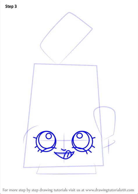 How To Draw Dollops From Shopkins Shopkins Step By Step