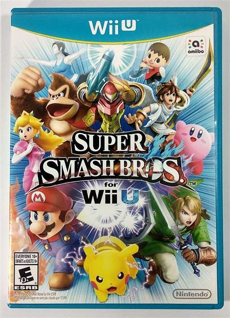 Jogo Super Smash Bros Original Wii U Sebo Dos Games Games Antigos