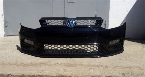 Передний бампер от Polo-GT. Инсталляция. — Volkswagen Polo Sedan, 1,6 л ...