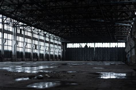 Premium Photo Abandoned Aircraft Hangar