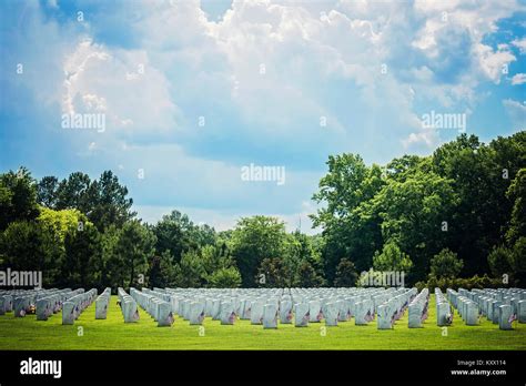 Alabama National Cemetery Stock Photo - Alamy