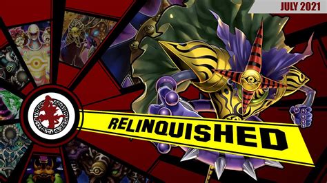 Yu Gi Oh RELINQUISHED Deck Profile 2021 Peticiones De Subs YouTube