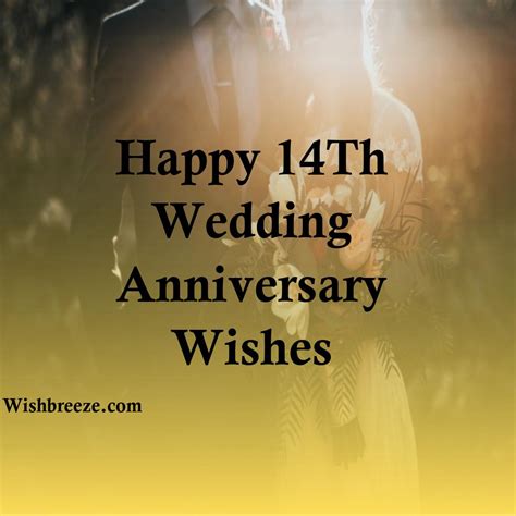 Celebrate Your 14th Wedding Anniversary With Heartfelt Wishes Wishbreeze