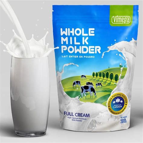 Vimega Powdered Milk Milk Packaging Dairy Products Packaging Design