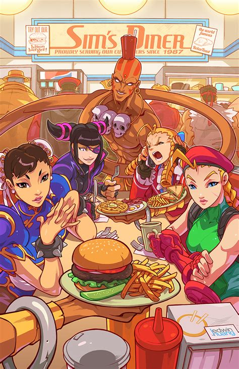 Chun Li Cammy White Han Juri Ryu Ken Masters And 5 More Street