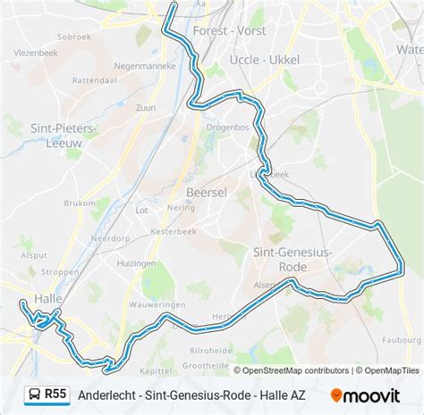 R Route Schedules Stops Maps Halle Az Sint Maria Updated