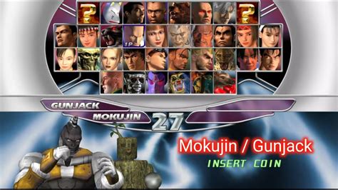 Mokujin Gunjack Tekken Tag Tournament HD Gameplay