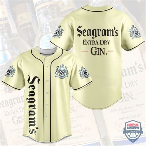 Seagrams Extra Dry Gin Baseball Jersey Shirt Hfv256 Homefavo