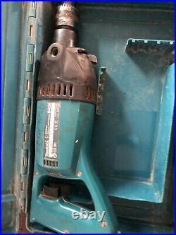 Fully Working Makita 8406 Diamond Core Hammer Drill 110v Case Handle