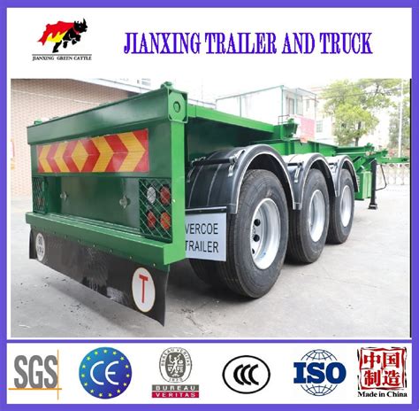 Tri Axle Ft Ft Skeleton Gooseneck Container Chassis Skeletal