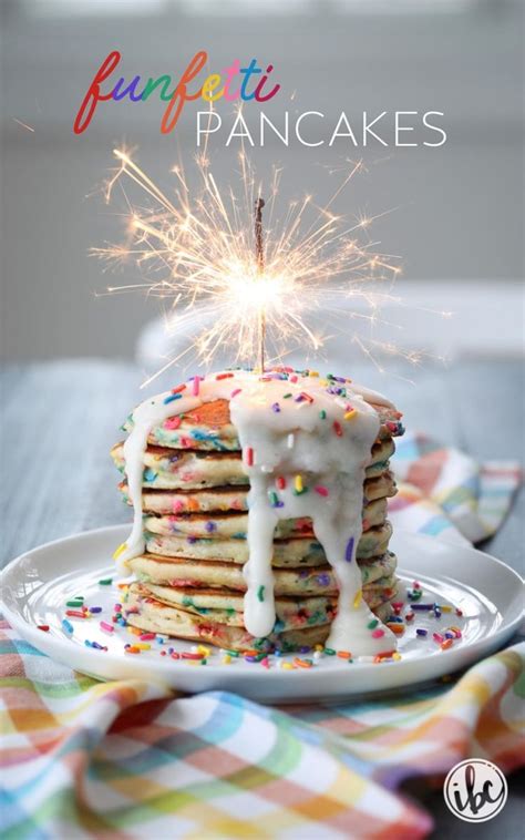 Funfetti Pancakes Birthday Cake Pancakes Funfetti Pancakes