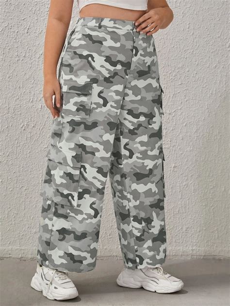 Camo Printed Cargo Pants Comfy Cargo Pants