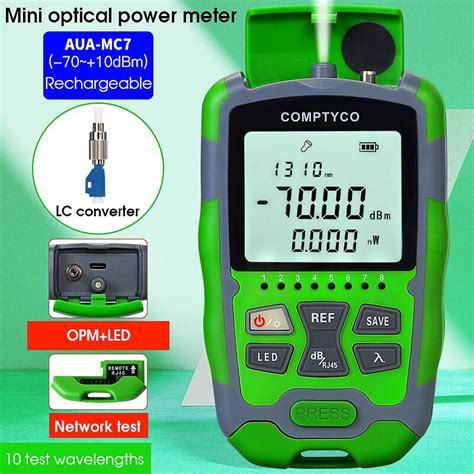 Aua Mc Mc M M Mini Optical Power Meter With Network Test And Led