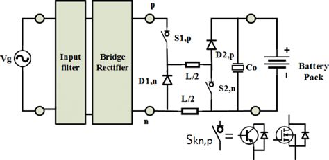 Schematic Diagram Of Single Step Phase Ac Dc Unidirectional Buck Boost