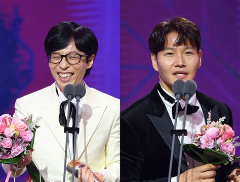 ‘런닝맨 뚝꾹커플♥ 유재석x김종국 올해의 커플상 수상 현장포토 Sbs