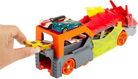 Hot Wheels Dragon Launch Transporter Hot Wheels Lastbil Transporter GTK42 Shop Eurotoys Dk