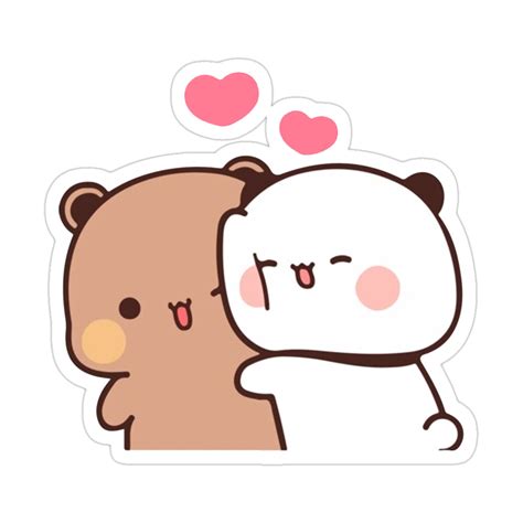 Bao gồm 20 loại ngộ nghĩnh Cute love bubu dudu stickers Làm bạn điên đảo