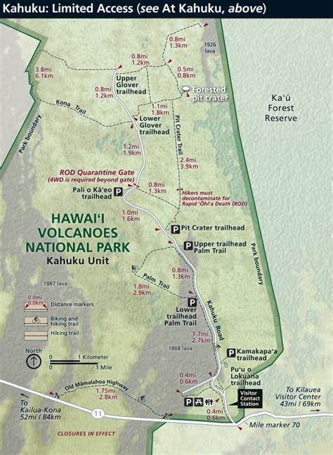 Maps Hawaiʻi Volcanoes National Park Us National Park Service