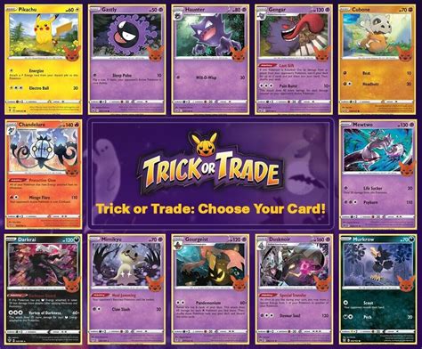 Pok Mon Trick Or Trade Card List Onida Babbette