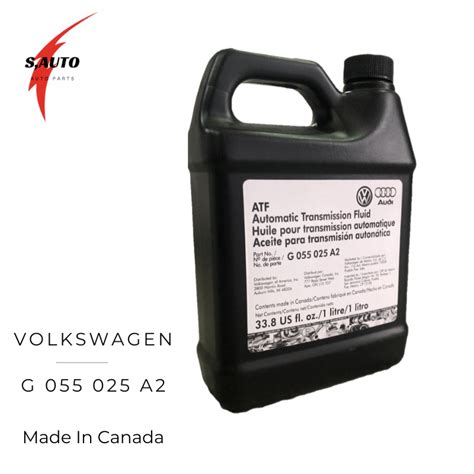 Genuine Volkswagen G055025a2 Automatic Transmission Fluid 1 Liter Vw