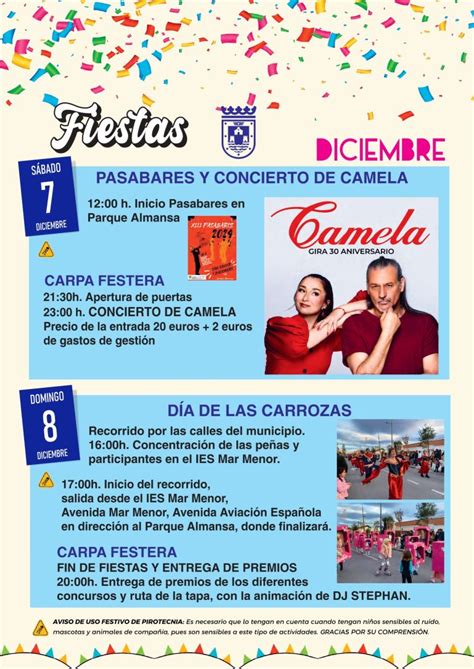 Eventos En Diciembre Diciembre Turismo San Javier