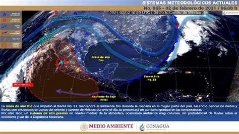 Meteorológico general para hoy martes Contramuro