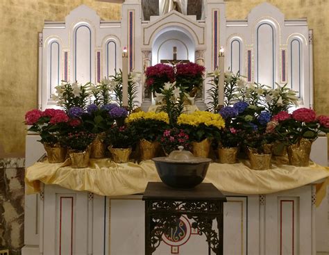 Holy Week Decor St Mary Of Mount Carmel Blessed Sacrament Parish