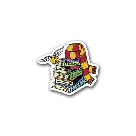 Hogwarts Books Sticker