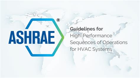 Ashrae Guidelines For High Performance Sequences Of Operations For Hvac