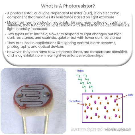 Light Dependent Resistors Ldrs How It Works Application And Advantages