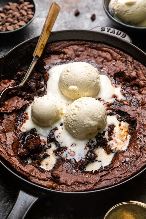 Easy Skillet Brownies Baker By Nature