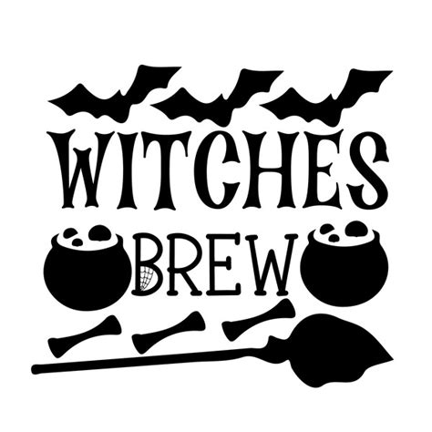 Witches brew Png, Halloween Png, Halloween silhouettes, Happ - Inspire ...