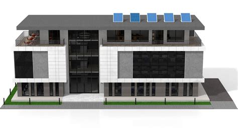 Office Building 6 3d Model By Zyed