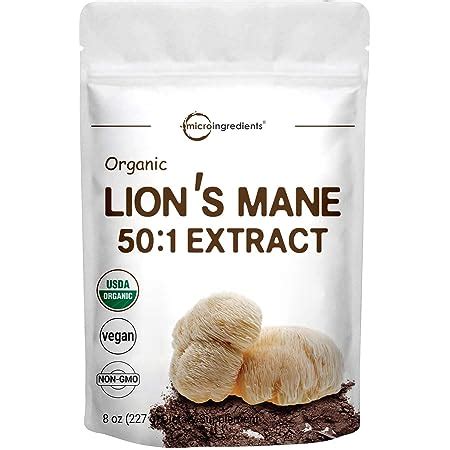 Amazon Nutricost Organic Lion S Mane Mushroom Powder Oz