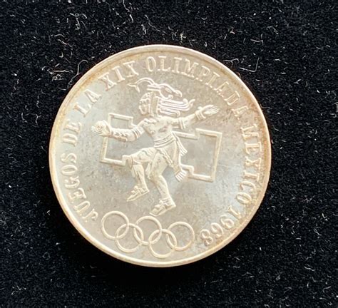 Mexico Olympics Pesos Silver Brilliant Uncirculated Really